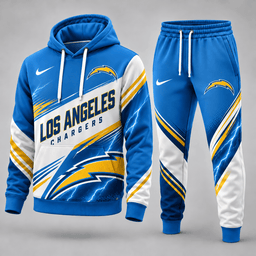 Los Angeles Chargers Premium Sport Hoodie Jogger Set