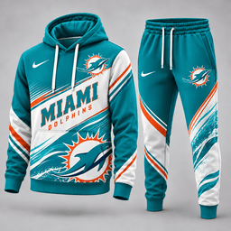 Miami Dolphins Premium Sport Hoodie Jogger Set