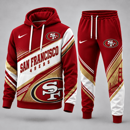 San Francisco 49ers Premium Sport Hoodie Jogger Set