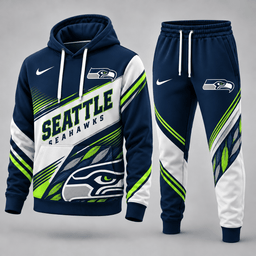 Seattle Seahawks Premium Sport Hoodie Jogger Set