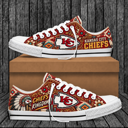 Kansas City Chiefs Western Boho Low Top Shoes Limited Edition