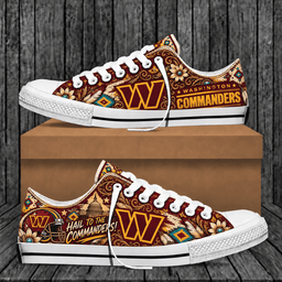 Washington Commanders Western Boho Low Top Shoes Limited Edition