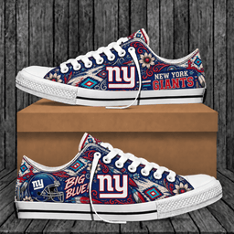 New York Giants Western Boho Low Top Shoes Limited Edition