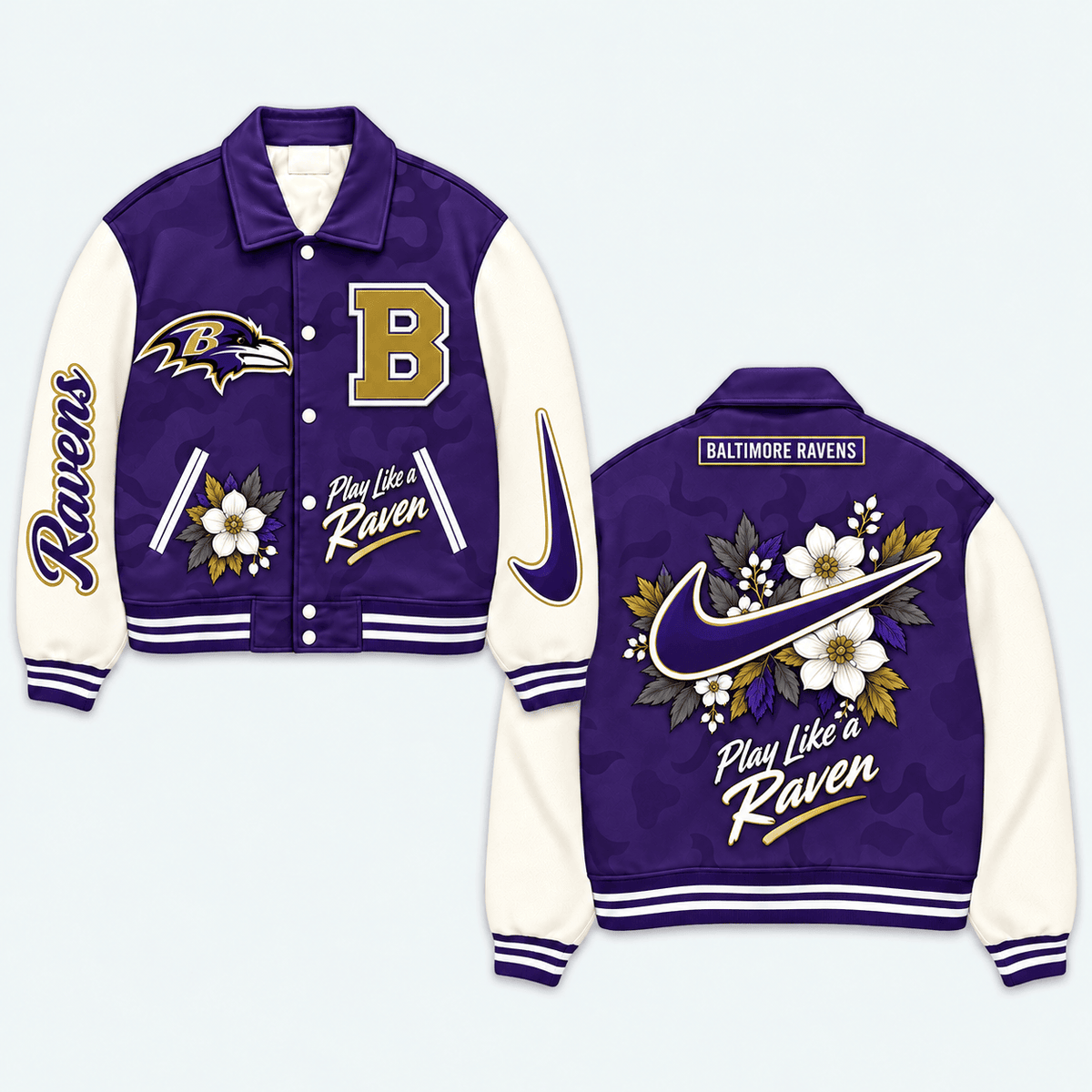 Baltimore Ravens Premium Varsity Jacket