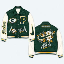 Green Bay Packers Premium Varsity Jacket