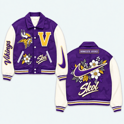 Minnesota Vikings Premium Varsity Jacket