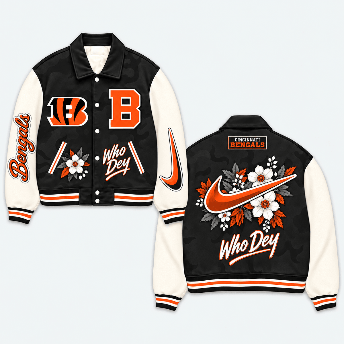 Cincinnati Bengals Premium Varsity Jacket