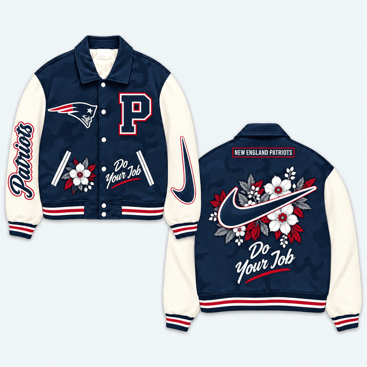 New England Patriots Premium Varsity Jacket
