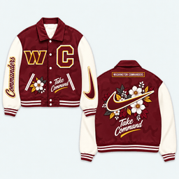 Washington Commanders Premium Varsity Jacket