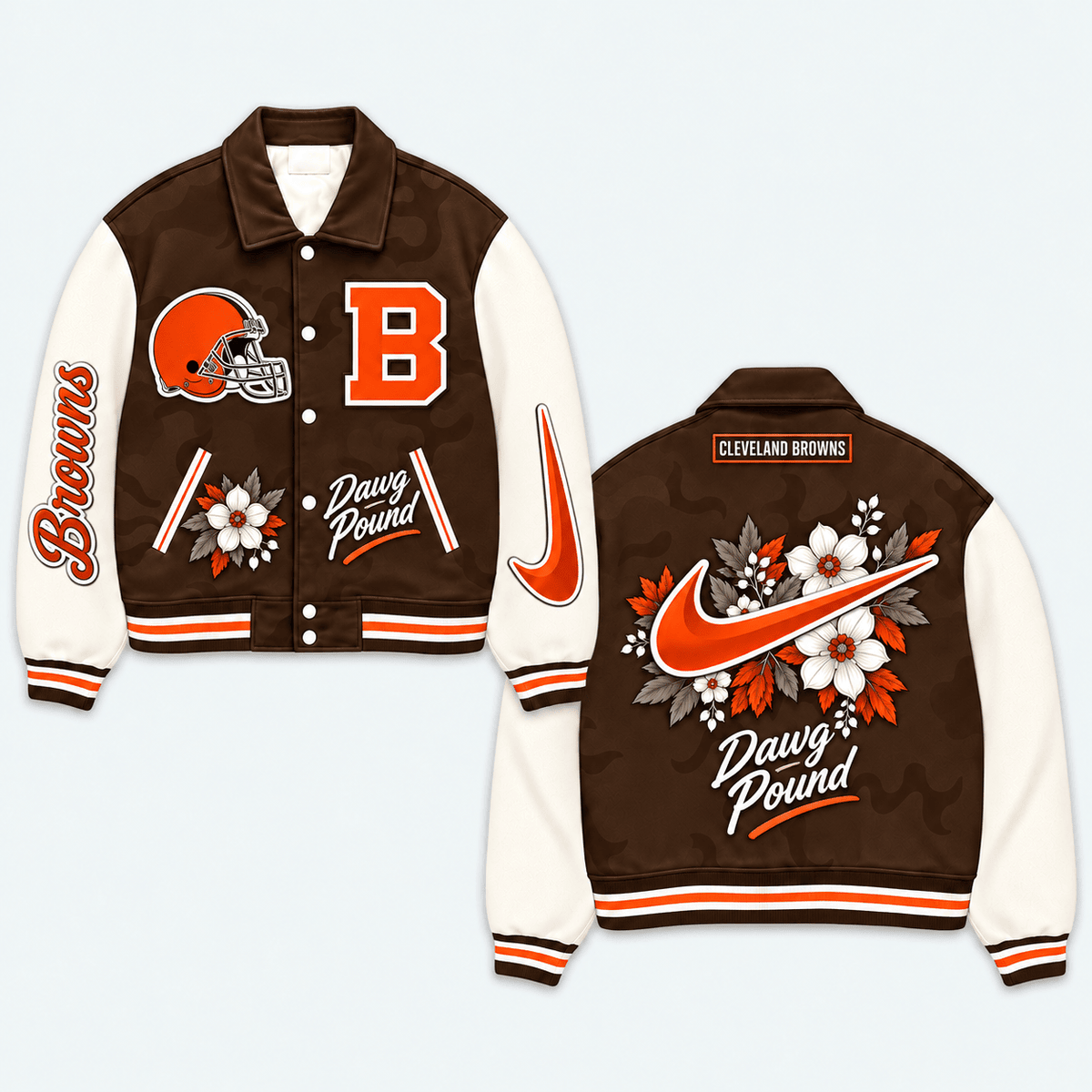 Cleveland Browns Premium Varsity Jacket