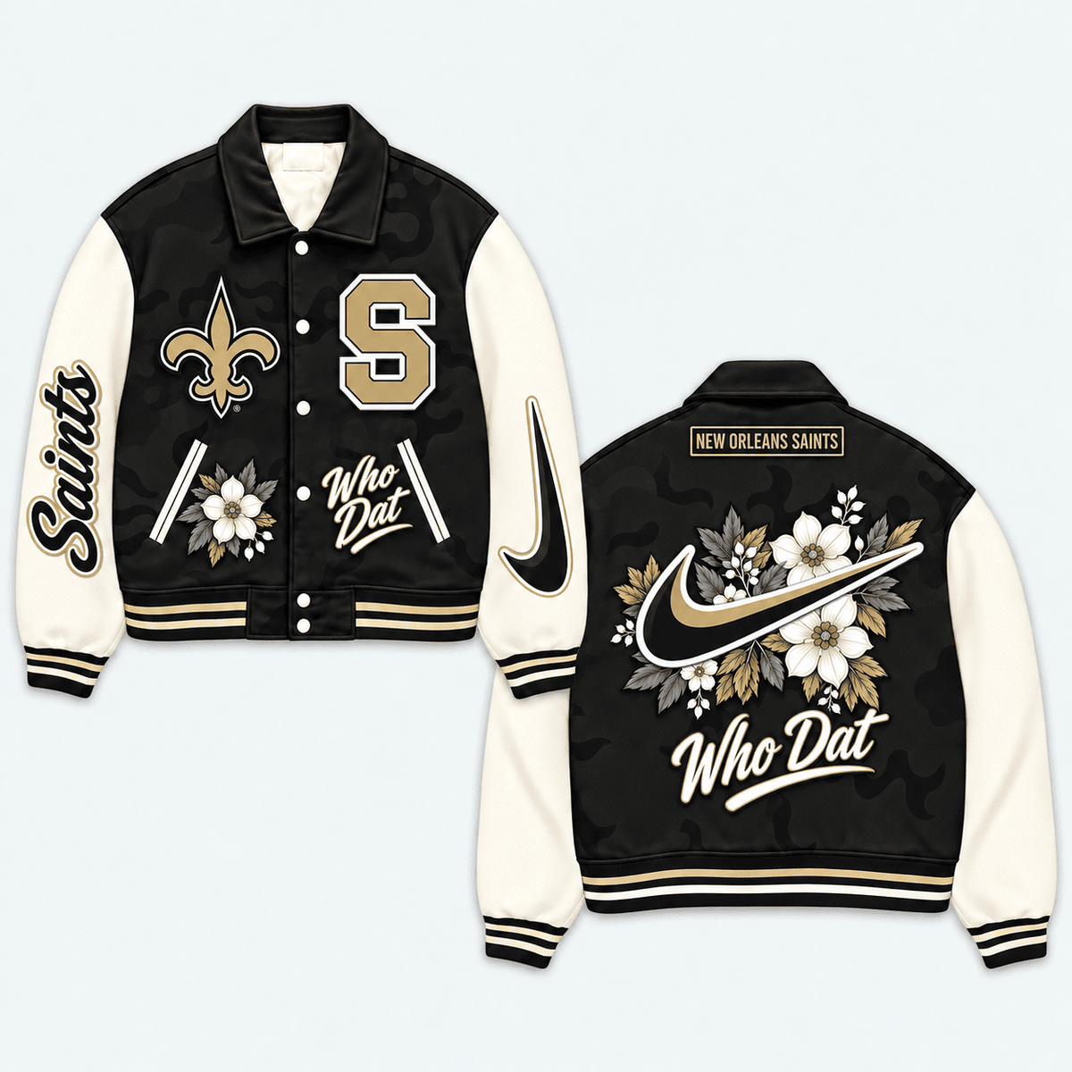 New Orleans Saints Premium Varsity Jacket