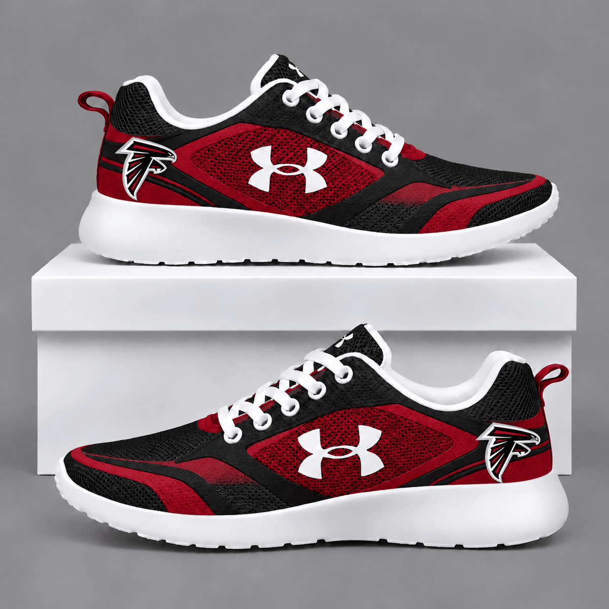 Atlanta Falcons Football Team Logo Running Sneakers