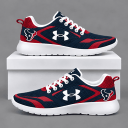 Houston Texans Football Team Logo Running Sneakers