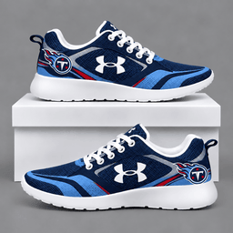 Tennessee Titans Football Team Logo Running Sneakers