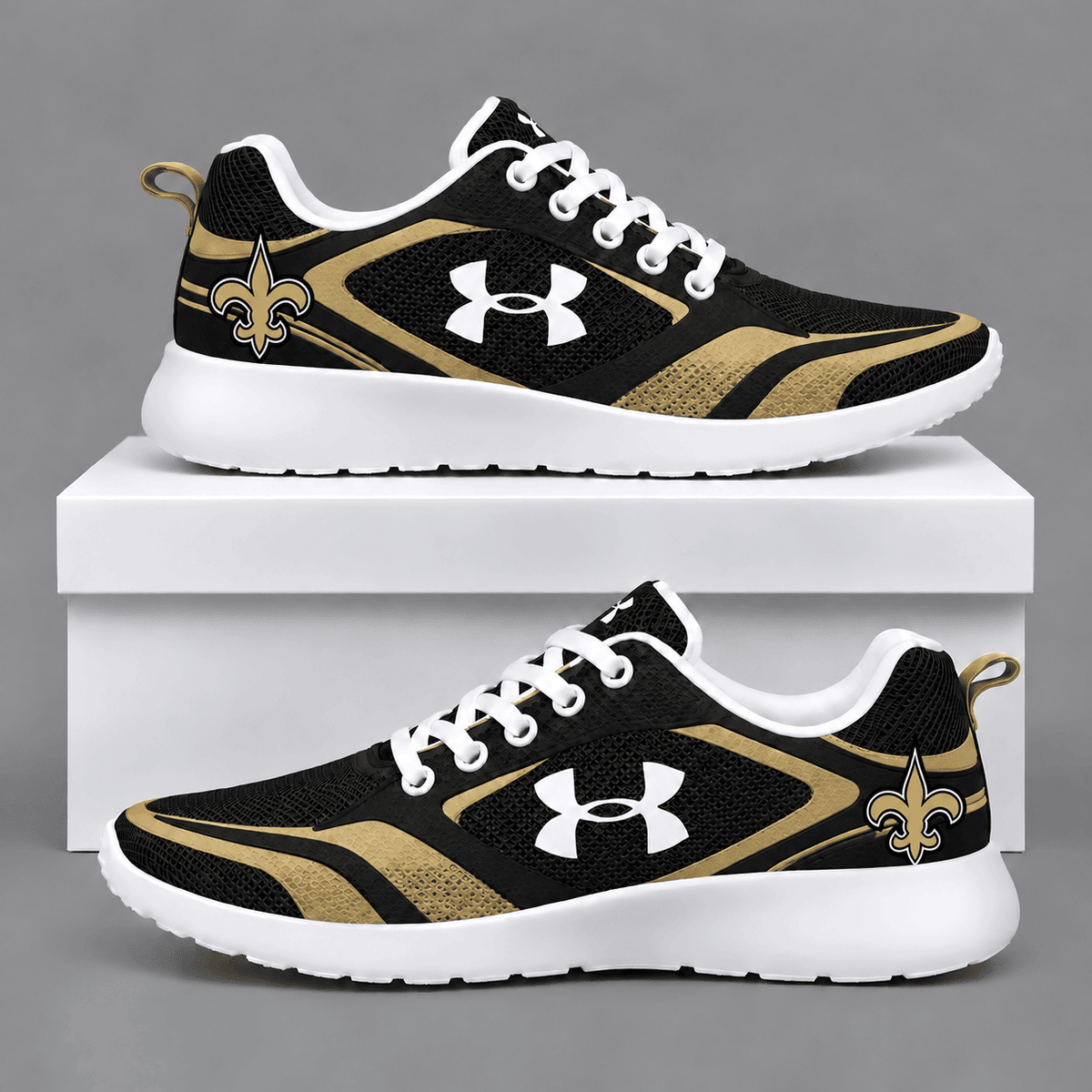 New Orleans Saints Football Team Logo Running Sneakers