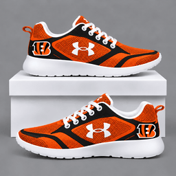 Cincinnati Bengals Football Team Logo Running Sneakers