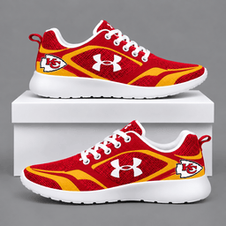 Kansas City Chiefs Football Team Logo Running Sneakers
