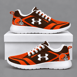 Cleveland Browns Football Team Logo Running Sneakers