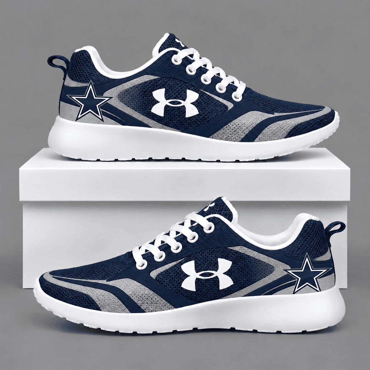 Dallas Cowboys Football Team Logo Running Sneakers