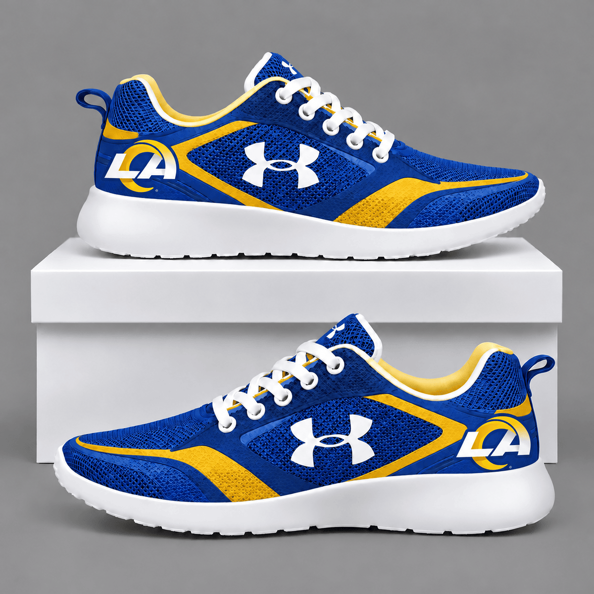 Los Angeles Rams Football Team Logo Running Sneakers