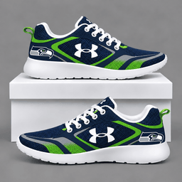 Seattle Seahawks Football Team Logo Running Sneakers