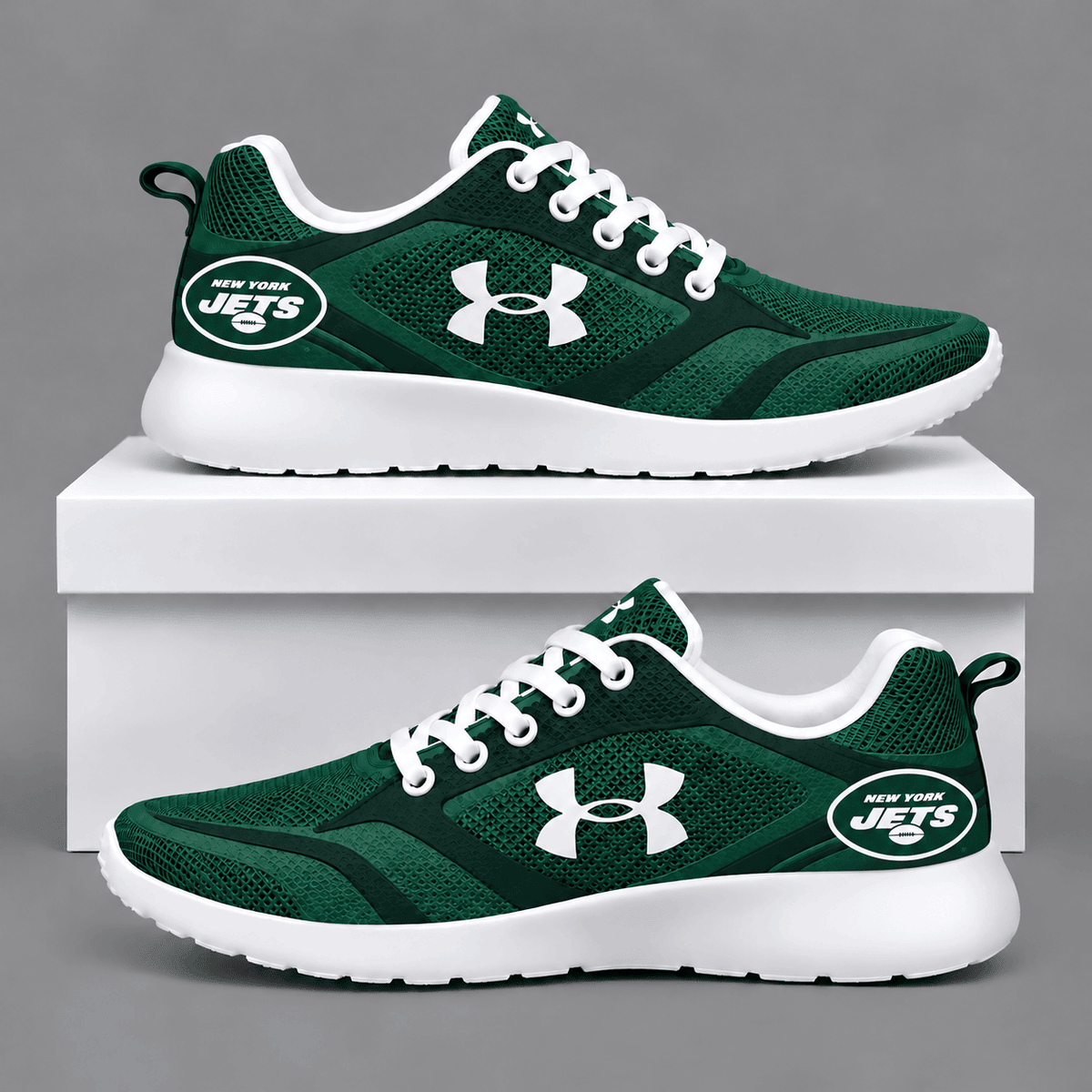 New York Jets Football Team Logo Running Sneakers