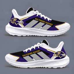 Baltimore Ravens Ravens Flock Victory Sneakers – Game Day Edition