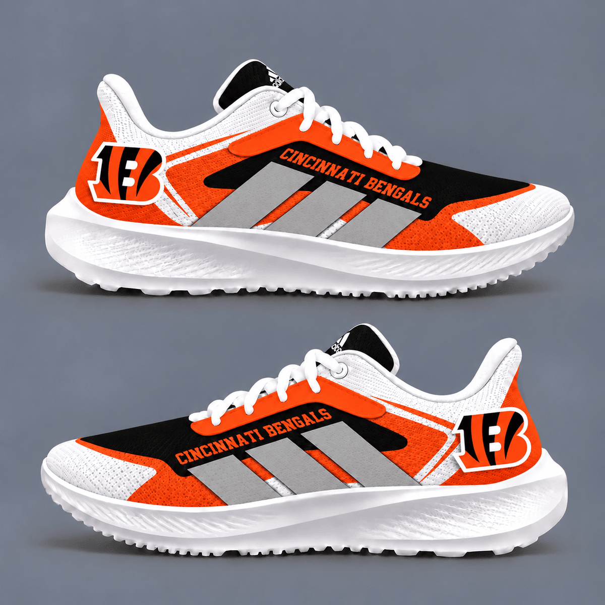 Cincinnati Bengals Who Dey Victory Sneakers – Game Day Edition