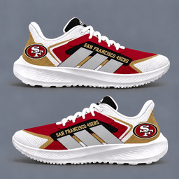 San Francisco 49ers Faithful Victory Sneakers – Game Day Edition
