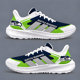 Seattle Seahawks Go Hawks Victory Sneakers – Game Day Edition