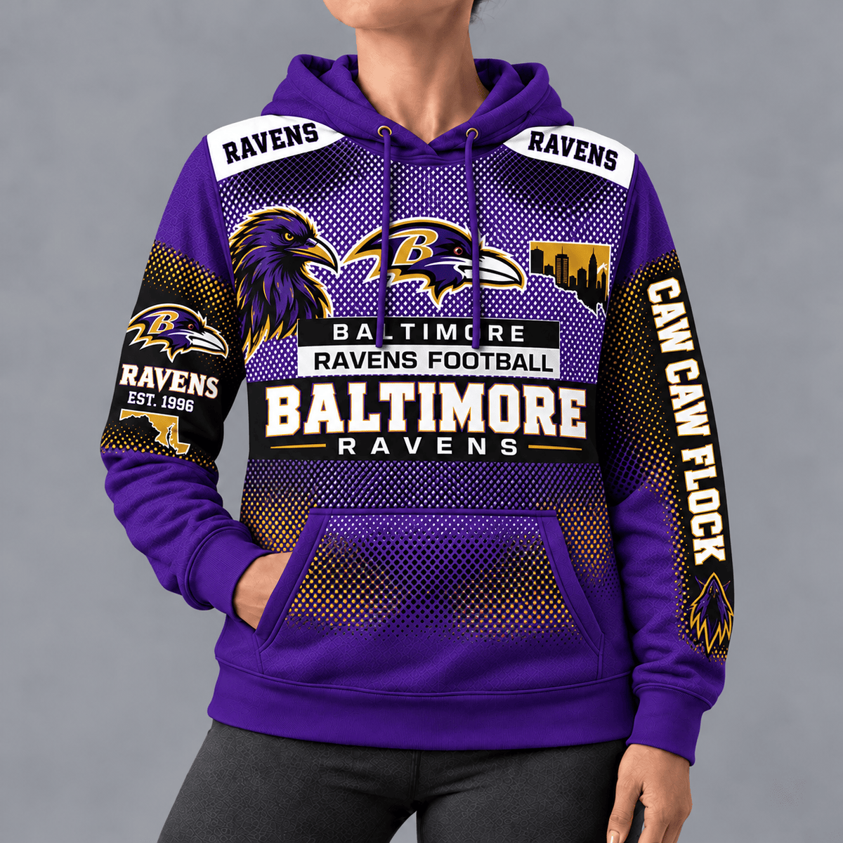 Baltimore Ravens Football Hoodie – Game Day Edition