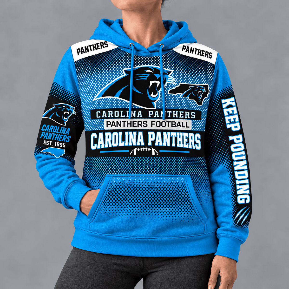 Carolina Panthers Football Hoodie – Game Day Edition
