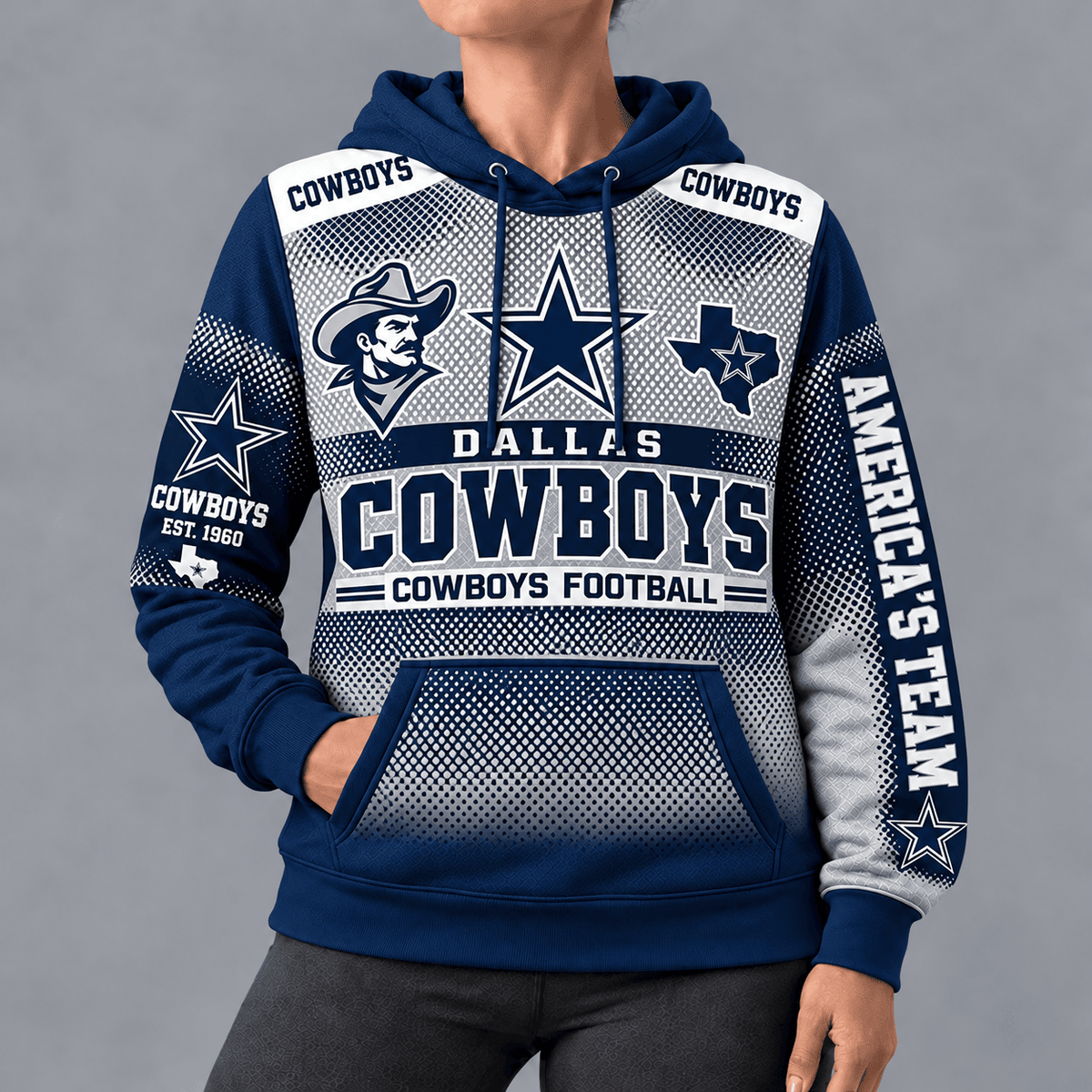Dallas Cowboys Football Hoodie – Game Day Edition