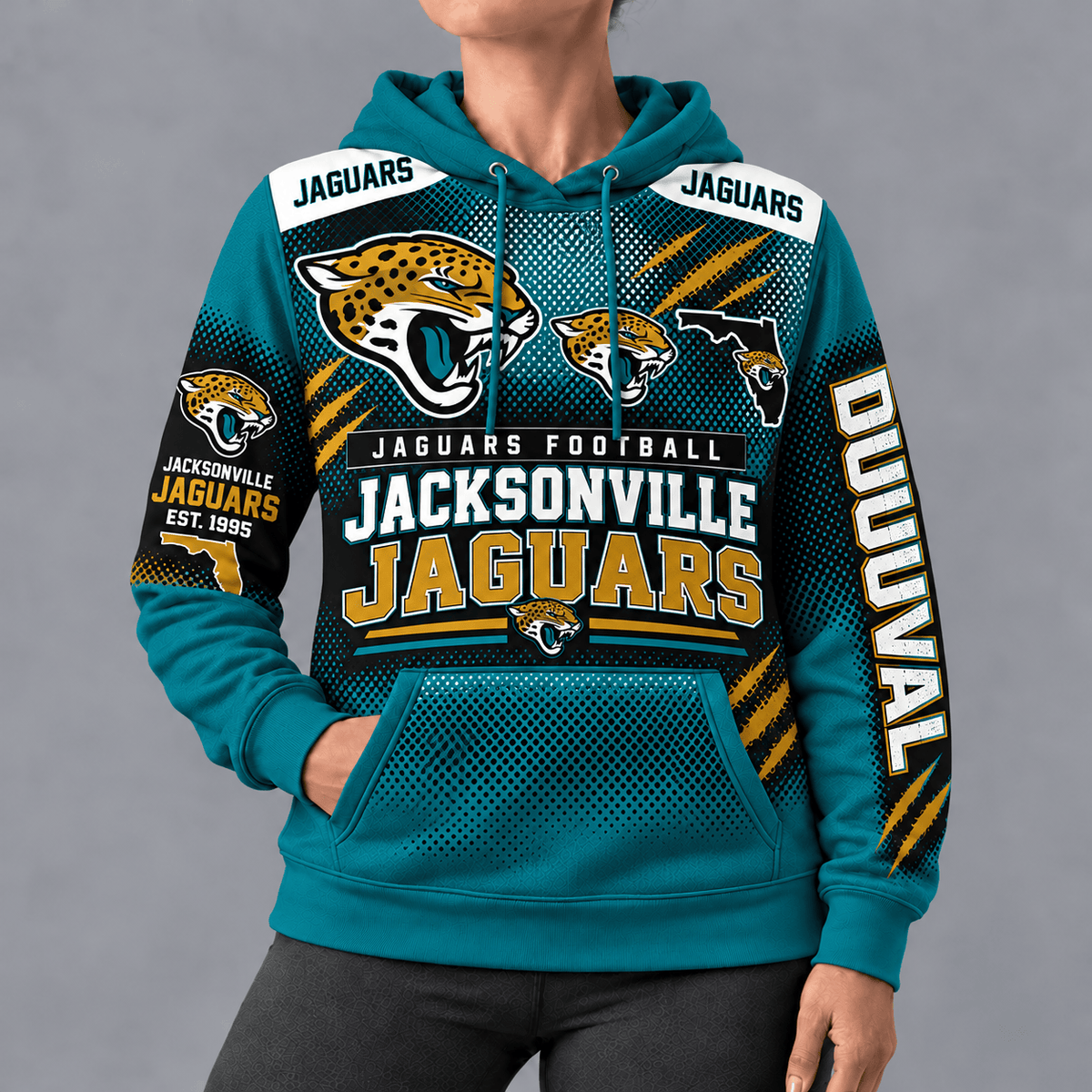 Jacksonville Jaguars Football Hoodie – Game Day Edition