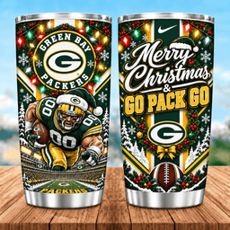 Green Bay Packers Christmas Spirit 20oz Tumbler