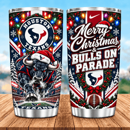 Houston Texans Christmas Spirit 20oz Tumbler
