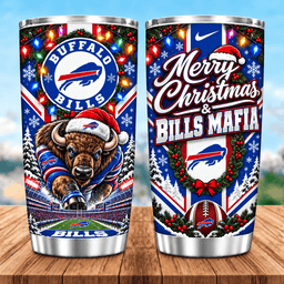 Buffalo Bills Christmas Spirit 20oz Tumbler