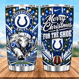 Indianapolis Colts Christmas Spirit 20oz Tumbler