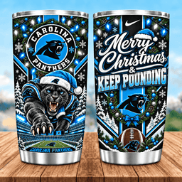 Carolina Panthers Christmas Spirit 20oz Tumbler