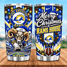 Los Angeles Rams Christmas Spirit 20oz Tumbler