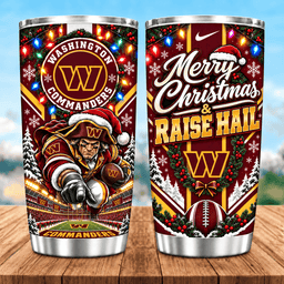 Washington Commanders Christmas Spirit 20oz Tumbler