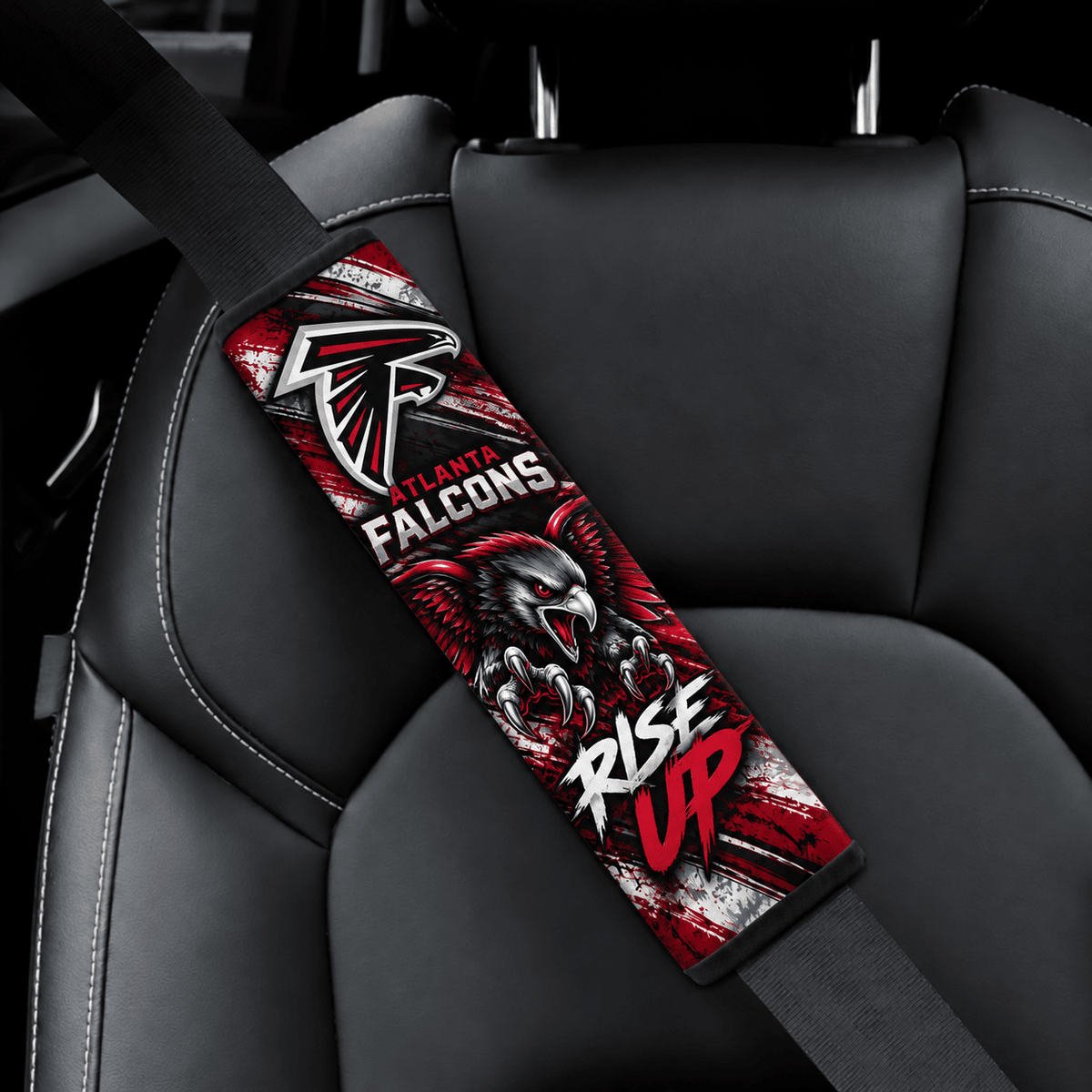 Atlanta Falcons Game Day Shoulder Pads For Car Safety Belts