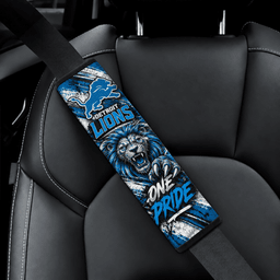 Detroit Lions Game Day Shoulder Pads For Car Safety Belts