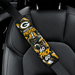 Green Bay Packers Game Day Shoulder Pads For Car Safety Belts