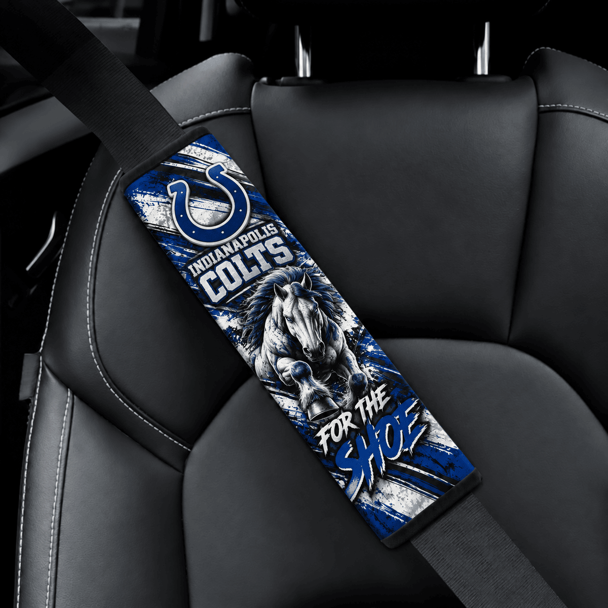 Indianapolis Colts Game Day Shoulder Pads For Car Safety Belts