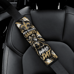 New Orleans Saints Game Day Shoulder Pads For Car Safety Belts