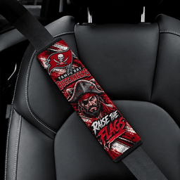 Tampa Bay Buccaneers Game Day Shoulder Pads For Car Safety Belts