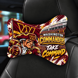 Washington Commanders Mascot Car Seat Headrest Neck Pillow