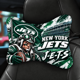 New York Jets Mascot Car Seat Headrest Neck Pillow
