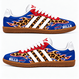 Buffalo Bills Leopard Samba Shoes